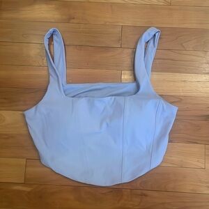 Light purple athletic corset ONLY WORN ONCE